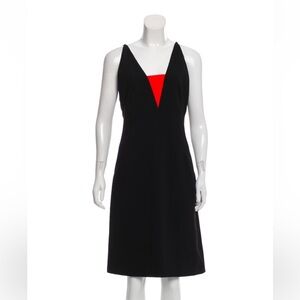Bottega Veneta Black Dress with Red Accent